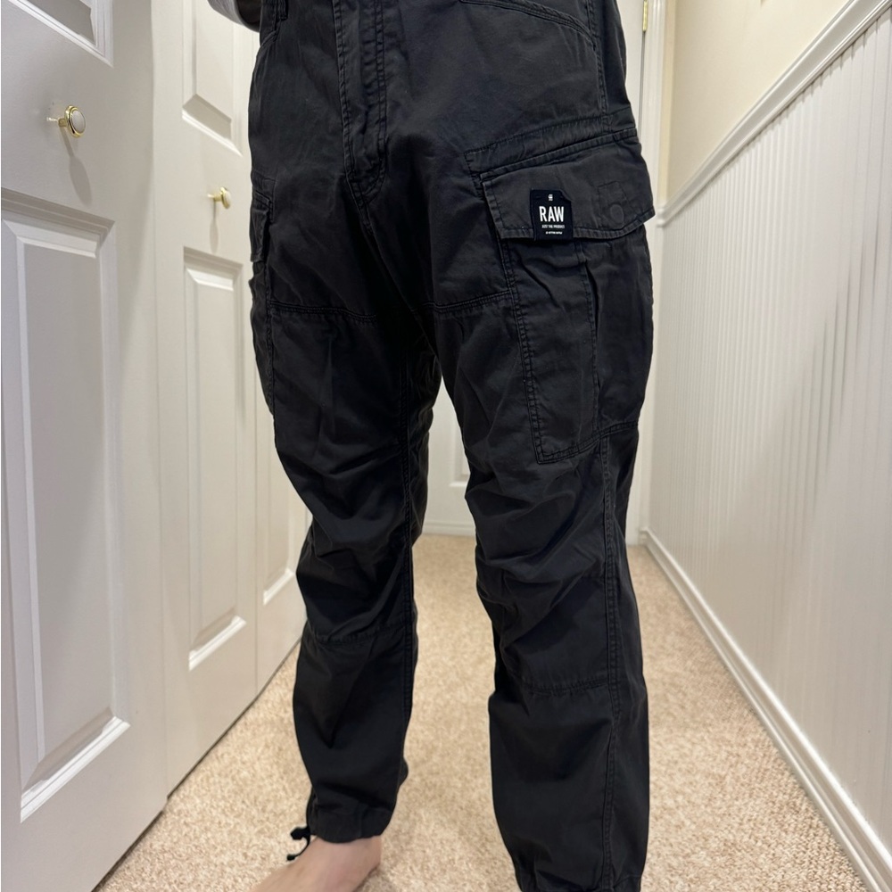 G-Star Men's Black Cargo Pants
